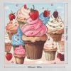 GFLFMXZW Tapestry Wall Tapestry Wall Hanging Aesthetic Tapestry Wall Art Decor Cupcakes And Ice Cream Wall Hanging Tapestry for Bedroom Living Room Dorm 60"x60" view 2