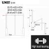 Aluminium Pull Down Wardrobe Rail Adjustable 450-1150mm Wardrobe Lift Large Extendable Cloth Hanger Soft Return Storage System, Space Saving (Size : (60-83 cm)23.6-32.6in) view 2