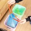 Drawstring garbage bag is strong thickened household kitchen portable automatic closing plastic bag large portable garbage bag view 3