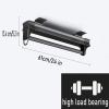 Closet Pull Out Trousers Rack, Extendable Clothes Rail with Sliding Track, Pull Out Closet Rod Adjustable 26-61cm Wardrobe Rail Clothes Rack, 8 Sizes (Size : 61cm) view 2