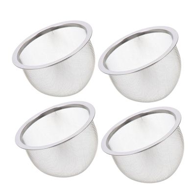 Kichvoe Stainless Steel Tea Filter Fine Mesh Teapot Infuser Insert for Loose Leaf Tea Brewing 3.22X3.22X1.96 Inch Strainer for Home and Office