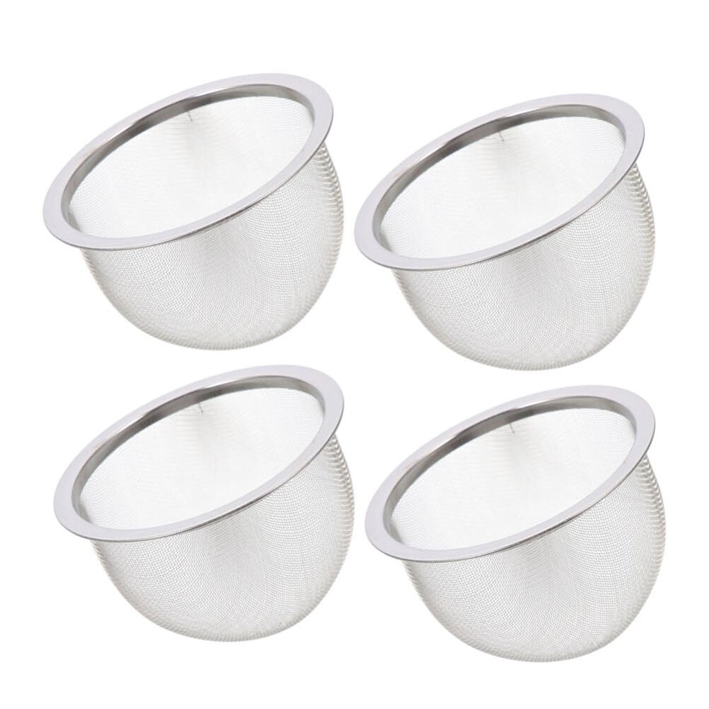 Kichvoe Stainless Steel Tea Filter Fine Mesh Teapot Infuser Insert for Loose Leaf Tea Brewing 3.22X3.22X1.96 Inch Strainer for Home and Office