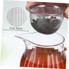 Kichvoe Stainless Steel Tea Filter Fine Mesh Teapot Infuser Insert for Loose Leaf Tea Brewing 3.22X3.22X1.96 Inch Strainer for Home and Office view 3