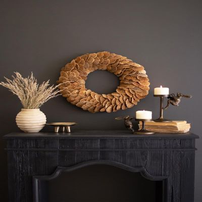 Kalalou SPONGE MUSHROOM WREATH