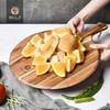 BILL.F Wood Cutting Board for Kitchen Set of 2 Cutting Board Wood with Handle for Meat,Cheese Board,Vegetables, Bread,Charcuterie - Decorative Wooden Serving Board for Kitchen and Dining Room view 2