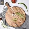 BILL.F Wood Cutting Board for Kitchen Set of 2 Cutting Board Wood with Handle for Meat,Cheese Board,Vegetables, Bread,Charcuterie - Decorative Wooden Serving Board for Kitchen and Dining Room view 3