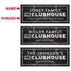 19th Hole Clubhouse Custom Golf Sign, Rectangle view 2