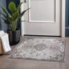 Beverly Rug Non Slip Rugs 2x3 Boho Medallion Floral Non Skid Rubber Backing Easy Silk Soft Entryway Rug for Living Room Easy to Clean Non Shedding Kitchen Bedroom Indoor Carpet (2 x 3 Beige - Brown) view 1