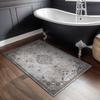 Beverly Rug Non Slip Rugs 2x3 Boho Medallion Floral Non Skid Rubber Backing Easy Silk Soft Entryway Rug for Living Room Easy to Clean Non Shedding Kitchen Bedroom Indoor Carpet (2 x 3 Beige - Brown) view 3