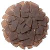 Keedolla 40oz Frosted Sea Glass Pieces Decor, 0.79"- 2" Beach Sea Glass Crafts Tumbled Seaglass Pieces for DIY Crafts, Weddings & Home Decor - Amber view 1
