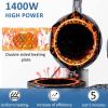 LPLYAA Commercial Bubble Waffle Maker, 1400W&1400W Double-head Rotatable Egg Bubble Puff Waffle Iron, Non-stick Waffle Baker Machine For Restaurant Cafes Bakery, Independent Temp & Time Control view 3