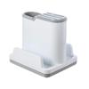 Kitchen Organizer Pot Lid Rack Plastic Spoon Holder Pot Lid Shelf Cooking Dish Rack Pan Cover Stand Kitchen Accessories view 2