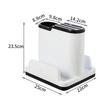 Kitchen Organizer Pot Lid Rack Plastic Spoon Holder Pot Lid Shelf Cooking Dish Rack Pan Cover Stand Kitchen Accessories view 3