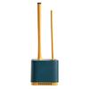 DUJEFF Silicone Toilet Brush,Rubber Toilet Bowl Brush and Holder Set with Ventilated Holder, Toilet Cleaner Brush for Bathroom,Floor Standing Toilet Scrubber Without Drilling (Color : Green) view 1