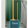 DUJEFF Silicone Toilet Brush,Rubber Toilet Bowl Brush and Holder Set with Ventilated Holder, Toilet Cleaner Brush for Bathroom,Floor Standing Toilet Scrubber Without Drilling (Color : Green) view 2