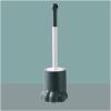 LBGMEIG Toilet Cute Standing Toilet Brush Deep Cleaning Toilet Bowl Cleaner Brush Storage and Organization Bathroom Accessories Cleaning, Green view 1