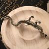 JIAPAILAIYUN Miniature Brass Figurines,8.7x2.6cm Chinese Dragon Flying Dragon Brass Antique Ornaments Tea Pet Ornaments Objects Crafts Collection, Vintage view 3