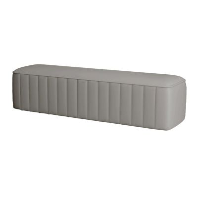 End of Bed Bench Household Multifunctional Sofa Bench Creative Checkroom Bedroom Room Bedside Bench Entrance Shoe Changing Bench Indoor Bench for Living Room/Bedroom/End of Bed ( Color : Gris , Size :