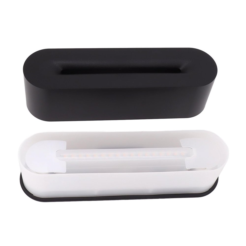 Fire Humidifier, Comfortable Flame Air Humidifier 7 Colors USB Practical for Bedroom (Black)