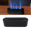 Fire Humidifier, Comfortable Flame Air Humidifier 7 Colors USB Practical for Bedroom (Black) view 2