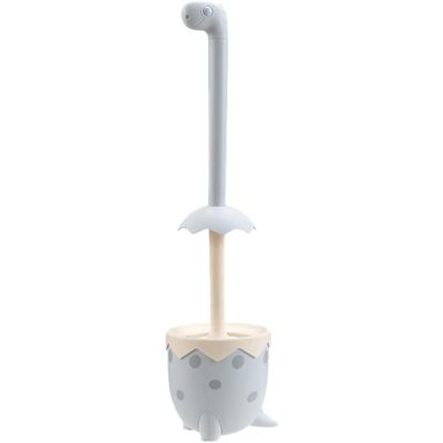 LBGMEIG Toilet Cute Standing Toilet Brush Deep Cleaning Toilet Bowl Cleaner Brush Bathroom Accessories Silicone Toilet Brush Cleaning