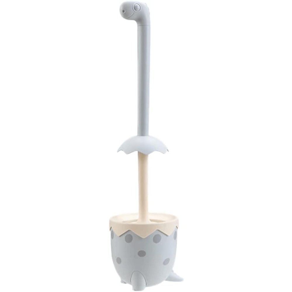 LBGMEIG Toilet Cute Standing Toilet Brush Deep Cleaning Toilet Bowl Cleaner Brush Bathroom Accessories Silicone Toilet Brush Cleaning