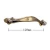 LEIXIUSM Door Kitchen Hardware Cupboard Knobs, 6PCS Vintage Cabinet Handles, Chic Drawer Handles, Furniture Door Pull Handles, Antique Kitchen Cupboard Handles, 128mm Hole Center, Green Bronze view 3