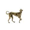 JIAPAILAIYUN Brass Animal Figurines,6.4x5.1cm Copper Dog Small Ornaments Solid Brass Zodiac Dog Ornaments Handicrafts Copper Micro-Carvings Antique Collection, Vintage view 1