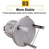 Manual Honey Extractor, Stainless Steel Household Small Honey Presser with Filter, Triangular Stable Base, Wear-Resistant and Non-Rusting, for Honey Making view 4