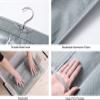 HAN SHENG 6 Pockets Clear Handbag & Purse Organizer Hanging Bag Storage - Space Saving Hanging Shelf for Closet, Wardrobe, Over Door (1 Pack, Grey) view 3