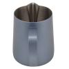 Milk Frothing Pitcher, Comfortable Wear Resistant Beautiful Texture Milk Foamer Cup Double V Outlet Ergonomic Stainless Steel for Restaurant (Royal Blue) view 2