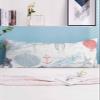 Coastal Navy Body Pillowcase, Soft Bed Throw Pillow Covers Luxury Decorative Sofa Couch Long Lumbar Pillow Sham Cushion Case with Envelope Closure, Coral Red Blue Nautical Anchor Seaweed 20"x54" view 2
