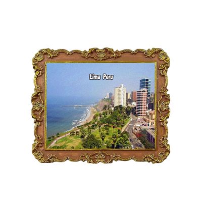 Lima Peru Refrigerator Magnet Travel 3D Souvenir Fridge Decoration Magnetic Sticker Craft Collection
