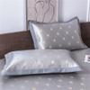 Ice Silk Mat Three-Piece Set of Washable Bed Linen Household Air Conditioner Soft Mat (Color : Gray, Size : 2M) view 2