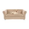UNBBRRL 1 2 3 Seater Chesterfield Sofa Cover Set Velvet Sofa Seat Cushion Covers Washable Stretch Couch Cover Pet Friendly Separate Sofas Slipcover (Khaki,Love+1 Pc Large 2 Seat) view 1
