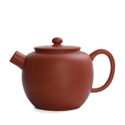 Ceramic Teapot Purple Clay Teapot, Household Vermilion Gun Spout Teapot, Purple Clay Teapot, 190ml Tea Pot Ceramic