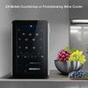 DINGYXIN Wine Cooler Countertop Freestanding Wine Cellars Compressor System Champagne Chiller Digital Temperature Control UV-Protective Finish Max Load 24 Standard Bottle view 2