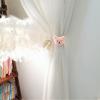 BDHRKTE 2pcs Curtain Buckles, Children's Room Decoration Curtain Ties,Little Bear Head Curtain Strap, Cute Bear Curtain Ties Decorative Rope for Bedroom Window/Car Windows (Pink), HYY000347A view 3