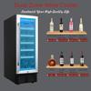 DINGYXIN 12 Inch Wine Cooler Refrigerators 19 Bottles Fast Cooling Low Noise No Fog Wine Fridge with Professional Compressor Stainless Steel,for Red,White,Champagne or Sparkling Wine. view 3