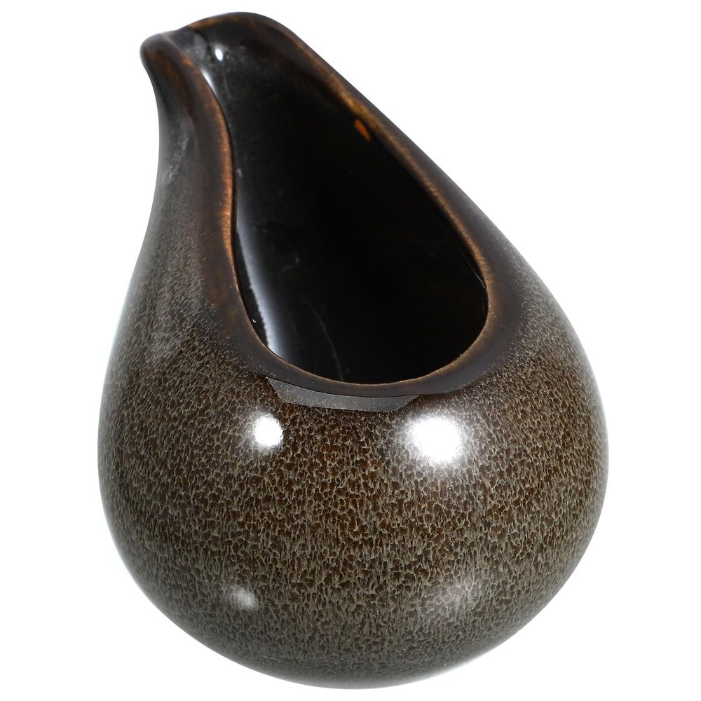 Amosfun Ceramic Sauce Pitcher Gravy Boat Small Creamer for Salad Dressings and Maple Syrup Serving 2Oz Compact Pouring Jug for Home Restaurant Use