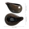 Amosfun Ceramic Sauce Pitcher Gravy Boat Small Creamer for Salad Dressings and Maple Syrup Serving 2Oz Compact Pouring Jug for Home Restaurant Use view 2