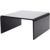 Plymor Black Acrylic Short Square Display Riser, 4" H x 8" W x 8" D (1/4" Thick) (3 Pack) view 1