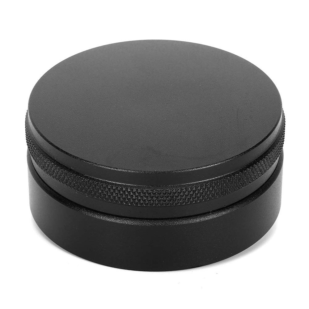 58mm Coffee Tamper,Coffee Press Hammer Coffee Powder Hammer Household Kitchen Reusable Stainless Steel Coffee Tamper Powder Press Hammer Black