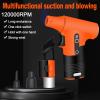 Depisuta Handheld Fan, 120000RPM Portable Mini Dry Blower Fan 3 Speeds Adjustable Cordless Fan Brushless Motor Electric Turbine Fan for Car Leaf Blower Cleaning Office view 3