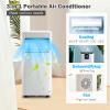 ARLIME Portable Air Conditioners, 10000 BTU AC Unit Cools up to 350 sq. ft. Freestanding Air Cooler w/Fan & Dehumidifier, Remote Control, Window Mount Kits for Home Office view 2