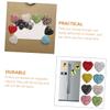 Cabilock 9pcs Heart-Shaped Rhinestone Fridge Decorative Crystal Stickers for Memo and Schedule Creative Home Accent for Teens and Adults Strong Hold Reusable Mixed Colors view 4