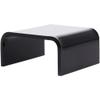 Plymor Black Acrylic Short Square Display Riser, 1" H x 2" W x 2" D (3/32" thick) (6 Pack) view 1