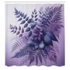 Ambesonne Purple Shower Curtain, Romantic Tones Leafy Bouquet Fantasy Woodland Dreamy Atmosphere Leaves, Cloth Fabric Bathroom Decor Set with Hooks, 69" W x 70" L, Dark Lavender and Mauve view 4