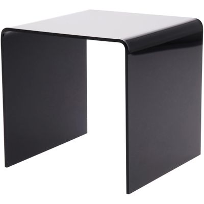 Plymor Black Acrylic Square Display Riser, 5" H x 5" W x 5" D (1/8" Thick) (3 Pack)