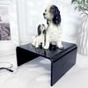 Plymor Black Acrylic Short Square Display Riser, 3" H x 6" W x 6" D (3/16" Thick) view 2